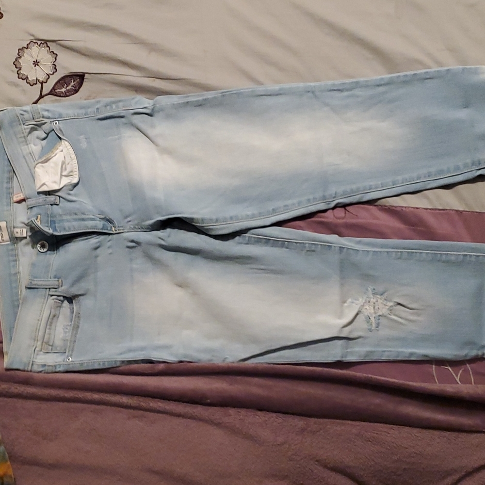 Light blue jeans